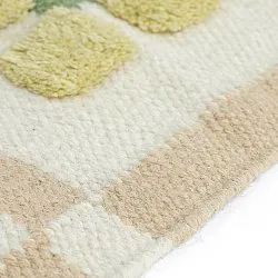 Wollteppich - Lausanne Flatweave Tufted Premium (weiß/beige)