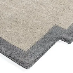 Wollteppich - Agra Hand Tufted Wool Premium (grau)
