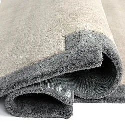 Wollteppich - Agra Hand Tufted Wool Premium (grau)