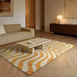 Wollteppich - Aiz Hand Tufted Wool Premium (gelb)