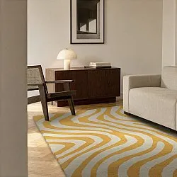 Wollteppich - Aiz Hand Tufted Wool Premium (gelb)