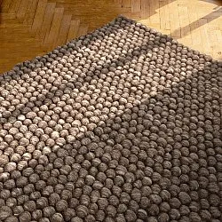 Wollteppich - Avafors Wool Bubble (braun/beige)