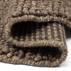 Rund Teppich - Avafors Wool Bubble (braun/beige)