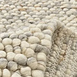 Wollteppich - Avafors Wool Bubble (grau/beige)