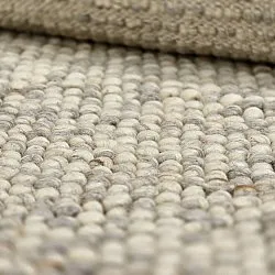 Wollteppich - Avafors Wool Bubble (grau/beige)