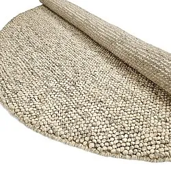 Rund Teppich - Avafors Wool Bubble (grau/beige)