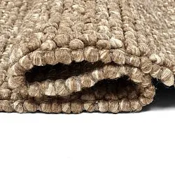 Wollteppich - Avafors Wool Bubble (hellbraun/weiß)
