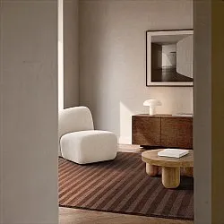 Wollteppich - Brenta Handloom Wool Premium (braun)