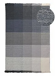 Wollteppich - Chaves (blau/grau/weiß)