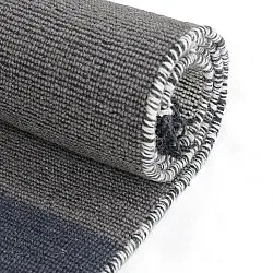 Wollteppich - Chaves (blau/grau/weiß)