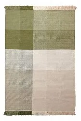 Wollteppich - Chaves (grün/beige)