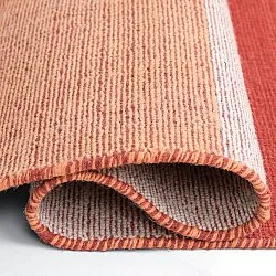 Wollteppich - Chaves (rot/orange)