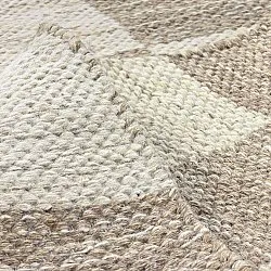 Wollteppich - Dundee (beige/weiß)