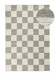 Wollteppich - Dundee (grau/weiß)