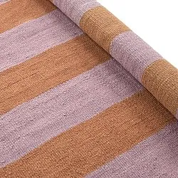 Wollteppich - Garine (orange/rosa)
