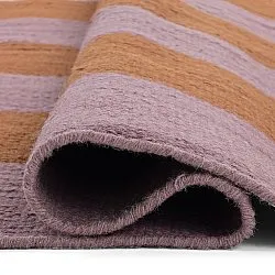 Wollteppich - Garine (orange/rosa)