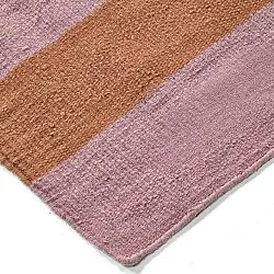Wollteppich - Garine (orange/rosa)