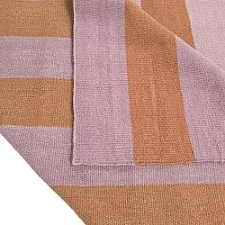 Wollteppich - Garine (orange/rosa)