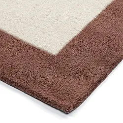 Wollteppich - Gaya Hand Tufted Wool Premium (creme/braun)