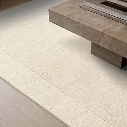 Wollteppich - Gaya Hand Tufted Wool Premium (cremefarben/weiß)