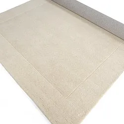 Wollteppich - Gaya Hand Tufted Wool Premium (cremefarben/weiß)
