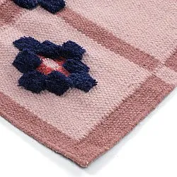 Wollteppich - Lausanne Flatweave Tufted Premium (rosa)