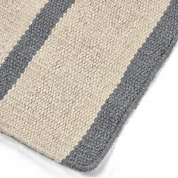Wollteppich - Luton (verblasstes denim/weiß)
