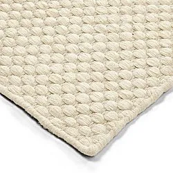 Wollteppich - Ovelia (beige/weiß)
