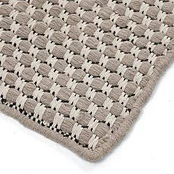 Wollteppich - Ovelia (taupe/weiß)