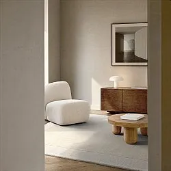 Wollteppich - Puri Hand Tufted Wool Premium (cremefarben/weiß)