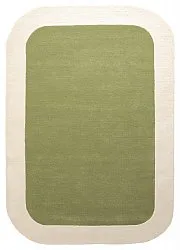 Wollteppich - Puri Hand Tufted Wool Premium (grün/creme)