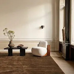 Wollteppich - Rozel Handloom Wool Premium (braun)