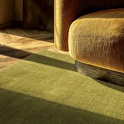 Wollteppich - Rozel Handloom Wool Premium (moosgrün)