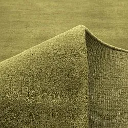 Wollteppich - Rozel Handloom Wool Premium (moosgrün)