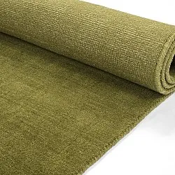 Wollteppich - Rozel Handloom Wool Premium (moosgrün)