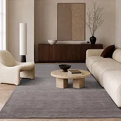 Wollteppich - Rozel Handloom Wool Premium (helltaupe)