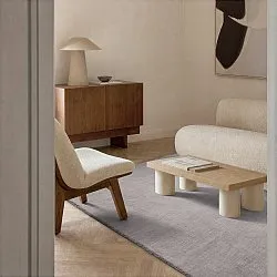 Wollteppich - Rozel Handloom Wool Premium (helltaupe)