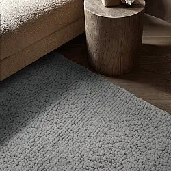 Wollteppich - Sala Irregular Wool Bubble (hellgrau meliert)