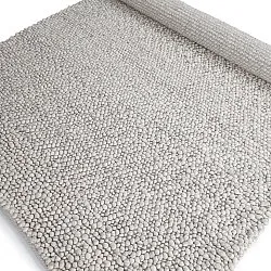 Wollteppich - Sala Irregular Wool Bubble (hellgrau meliert)