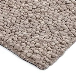Wollteppich - Sala Irregular Wool Bubble (taupe/weiß-melange)