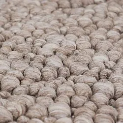 Wollteppich - Sala Irregular Wool Bubble (taupe/weiß-melange)
