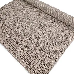 Wollteppich - Sala Irregular Wool Bubble (taupe/weiß-melange)