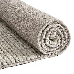 Wollteppich - Talvia Braided Wool (grau)