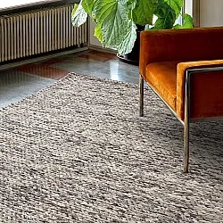 Wollteppich - Talvia Braided Wool (dunkelgrau)
