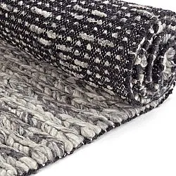 Wollteppich - Talvia Braided Wool (dunkelgrau)