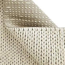 Wollteppich - Talvia Braided Wool (cremefarben)
