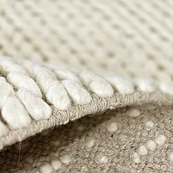Wollteppich - Talvia Braided Wool (cremefarben)