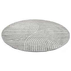 Rund Teppich - Indoor/Outdoor Devon (grau)