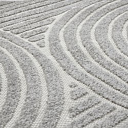 Rund Teppich - Indoor/Outdoor Devon (grau)