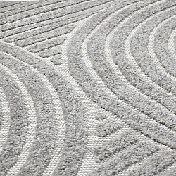 Rund Teppich - Indoor/Outdoor Devon (grau)